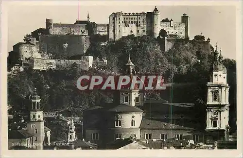 Cartes postales moderne Salzburg Dom und Festung