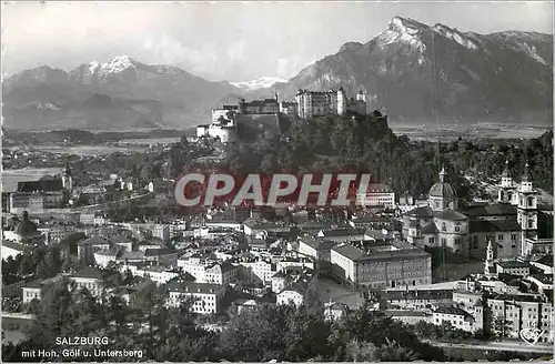 Cartes postales moderne Salzburg mit Hoh Goll u Untersberg