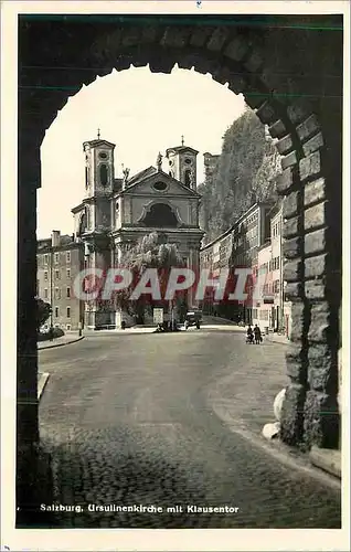 Cartes postales moderne Salzburg Ursulinenkirche mit Klausentor