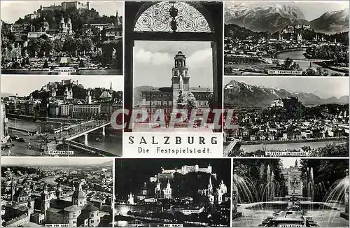 Moderne Karte Salzburg Die Festspielstadt