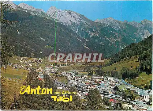 Moderne Karte Tirol St Anton am Arlberg