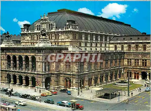 Moderne Karte Vienne Le Theatre de l'Opera