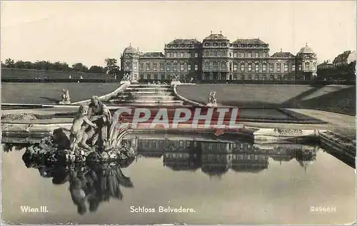 Cartes postales moderne Wien III Obers Schloss Belvedere