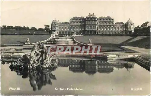 Moderne Karte Wien III Obers Schloss Belvedere