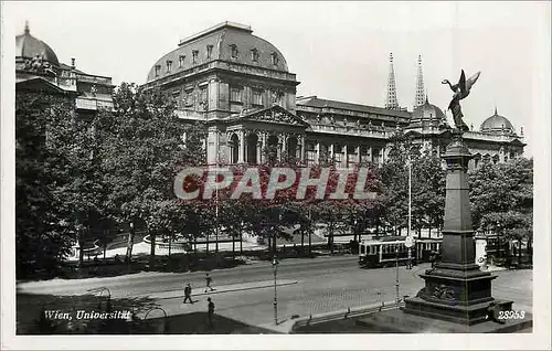 Moderne Karte Wien Universitat Nach Planen von Ferstel 1873 1884 Erbaut Tramway