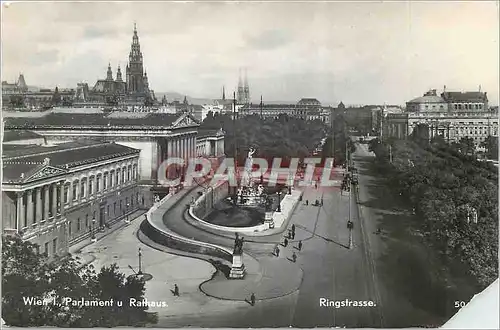 Cartes postales moderne Wien Parlament u Rathaus