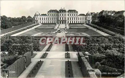 Cartes postales moderne Wien Schloss Belvedere