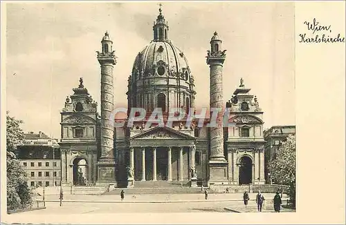 Cartes postales moderne Wien Karlskirche