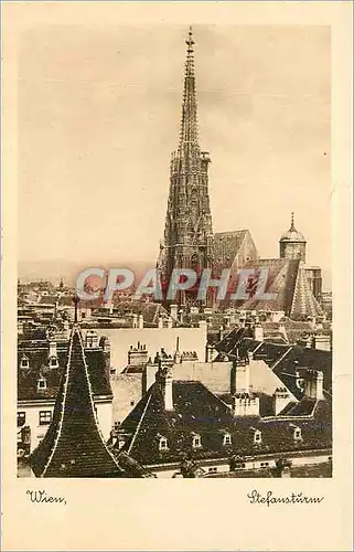 Cartes postales moderne Wien Stefansturm