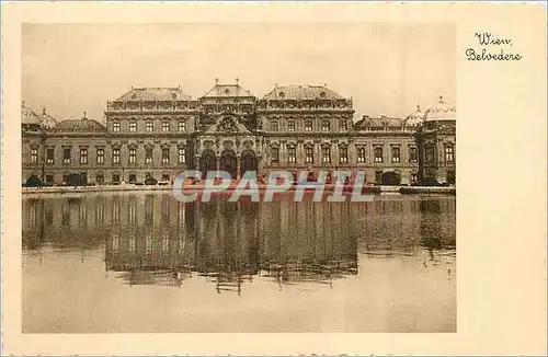 Cartes postales moderne Wien Belvedere