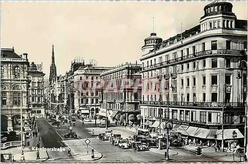 Cartes postales moderne Wien Karntnerstrasse Automobile