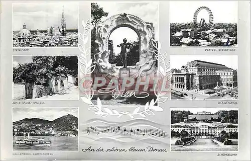 Cartes postales moderne Wien An der Schonen Blauen Donau