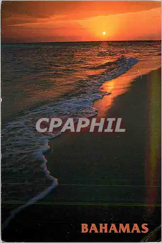 Cartes postales moderne The Bahamas Sunset over the Bahamas