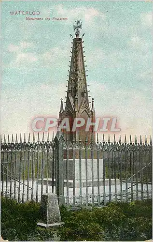 Cartes postales Waterloo Monument des Prussiens grand Musee du Chemin Creux Hotel Butte du Lion Militaria