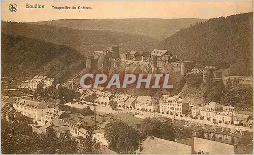Cartes postales Bouillon Perspective du Chateau