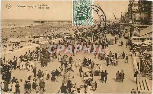 Cartes postales Blankenberghe La Digue