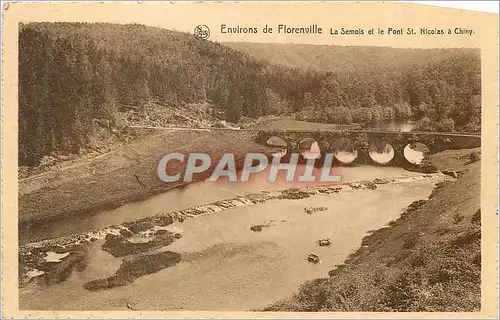 Ansichtskarte AK Environs de Florenville La Semois et le Pont St Nicolas a Chiny