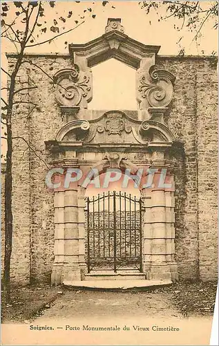 Ansichtskarte AK Soignies Porte Monumentale du Vieux Cimetiere