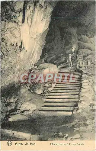 Cartes postales Grotte de Han L'Entree de la Salle du Dome