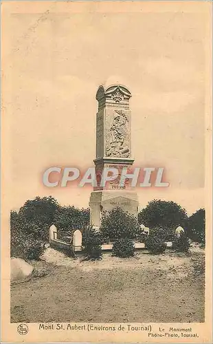 Cartes postales Mont St Aubert (Environs de Tournai) Le Monument