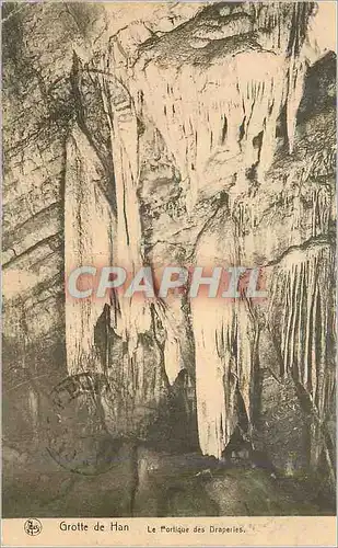 Ansichtskarte AK Grotte de Han Le Portique des Draperies