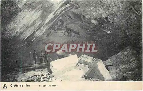 Cartes postales Grotte de Han La Salle du Thone