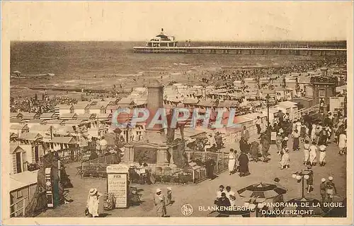 Cartes postales Blankenberghe Panorama de la Digue