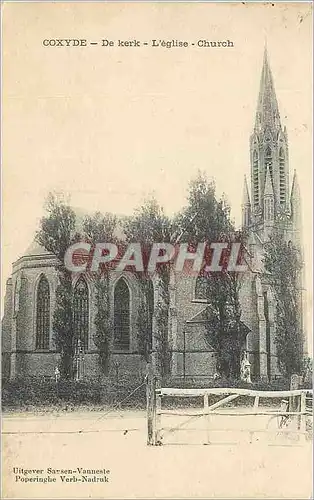 Cartes postales Coxyde L'Eglise