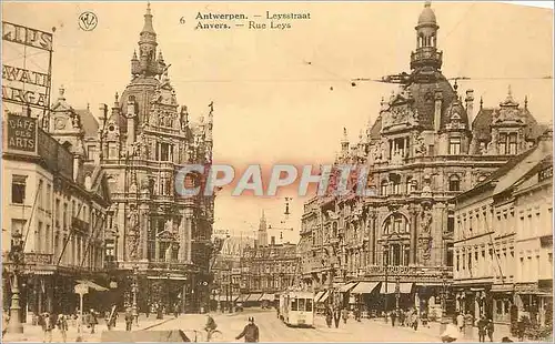 Cartes postales Antwerpen Anvers Rue Leys