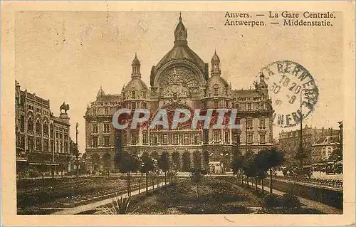 Cartes postales Antwerpen Anvers la Gare Centrale