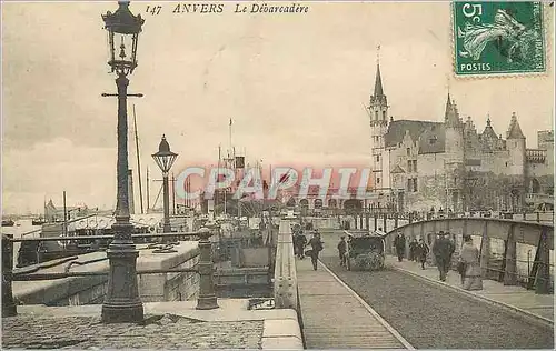 Cartes postales Anvers le Debarcadere Bateau