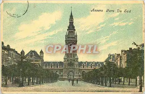 Cartes postales Anvers Gare du Sud
