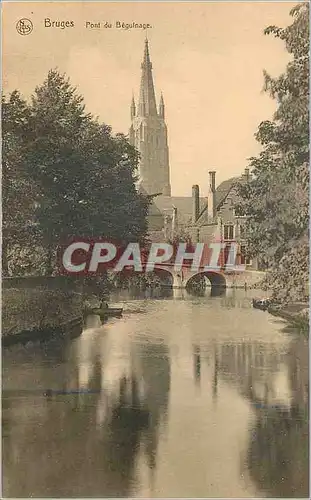 Cartes postales Bruges Pont du Begulnage