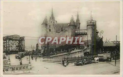 Cartes postales Anvers Musee le Steen Attelage