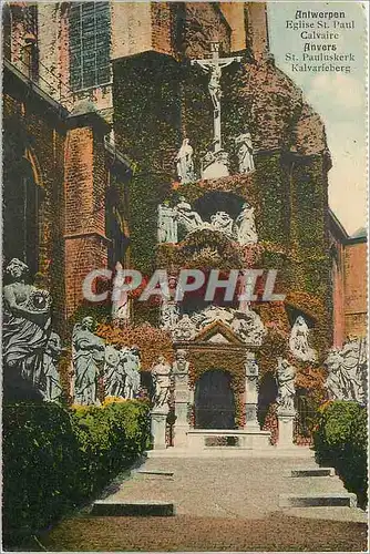 Cartes postales Antwerpen Anvers Eglise St Paul Calvaire