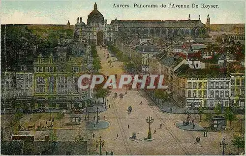 Cartes postales Anvers Panorama de l'Avenue de Keyser