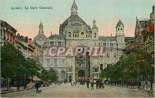 Cartes postales Anvers la Gare Centrale