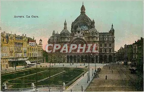 Cartes postales Anvers la Gare