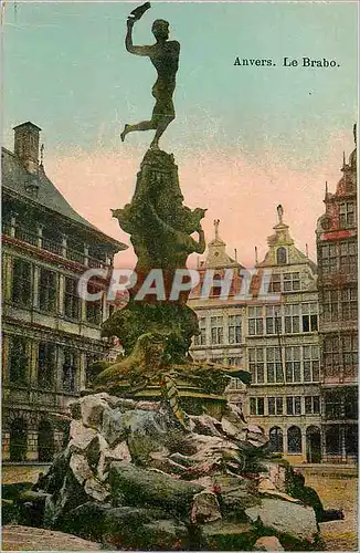 Cartes postales Anvers le Brabo