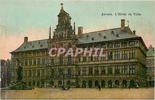 Cartes postales Anvers l'Hotel de Ville