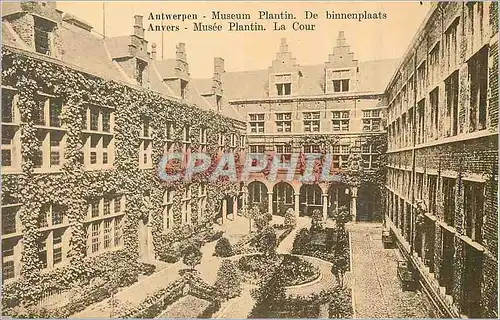 Cartes postales Antwerpen Anvers Musee Plantin la Cour