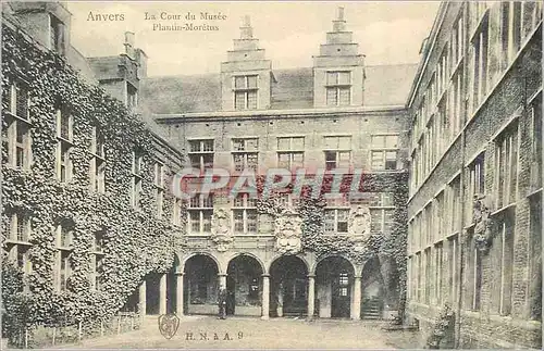 Cartes postales Anvers la Cour du Musee Plantin Moretus