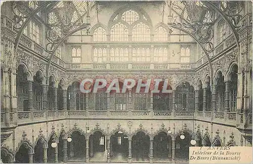 Cartes postales Anvers Interieur de la Bourse de Beurs