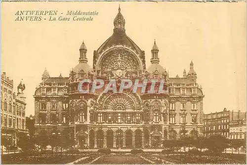 Cartes postales Antwerpen Anvers la Gare Centrale