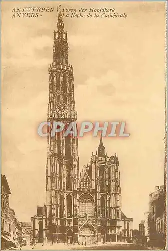 Ansichtskarte AK Antwerpen Anvers la Fleche de la Cathedrale