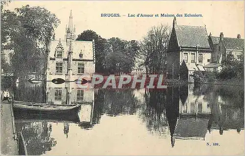 Cartes postales Bruges Lac d'Amour et Maison des Eclusiers