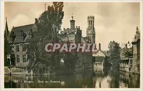 Cartes postales Bruges Quai du Rosaire