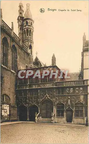 Ansichtskarte AK Bruges Chapelle du Saint Sang