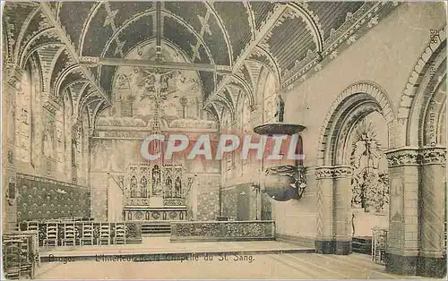 Cartes postales Bruges l'Interieur de la Chapelle du St Sang
