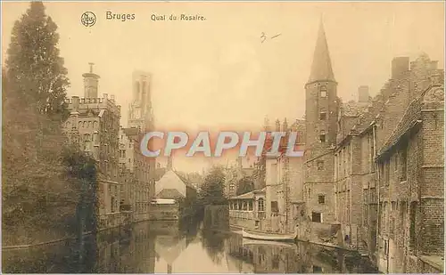 Cartes postales Bruges Quai du Rosaire